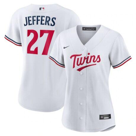 Ryan Jeffers Minnesota Twins Nike Women's Home Replica Jersey - White - Front View
