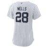 Austin Wells New York Yankees Nike Women's Home Replica Jersey - White - Detail View