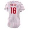 Brandon Marsh Philadelphia Phillies Nike Women's Home Replica Jersey - White - Detail View