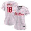 Brandon Marsh Philadelphia Phillies Nike Women's Home Replica Jersey - White - Front View