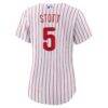 Bryson Stott Philadelphia Phillies Nike Women's Home Replica Jersey - White - Detail View