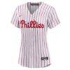 Bryson Stott Philadelphia Phillies Nike Women's Home Replica Jersey - White - Side View