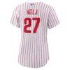 Aaron Nola Philadelphia Phillies Nike Women's Home Replica Jersey - White - Detail View