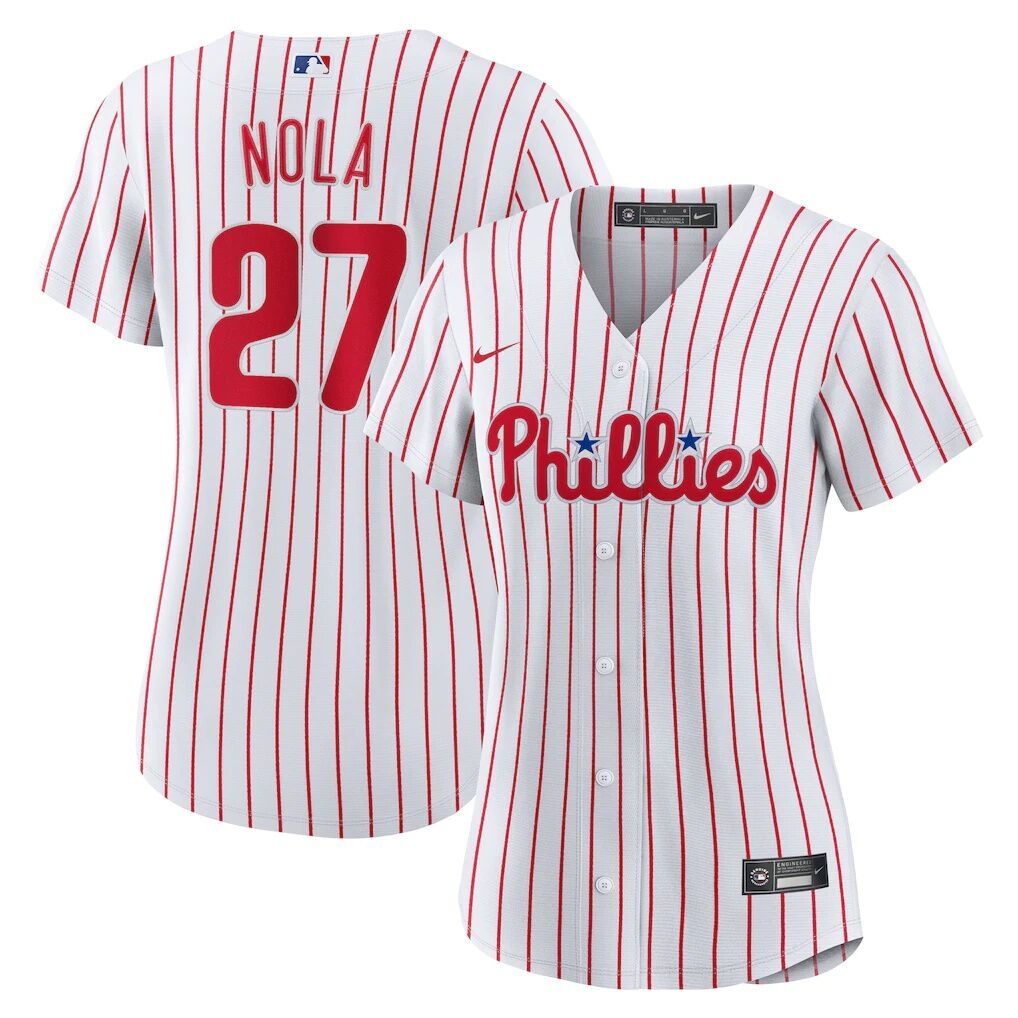 Aaron Nola Philadelphia Phillies Nike Women's Home Replica Jersey