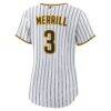 Jackson Merrill San Diego Padres Nike Women's Home Replica Jersey - White - Detail View