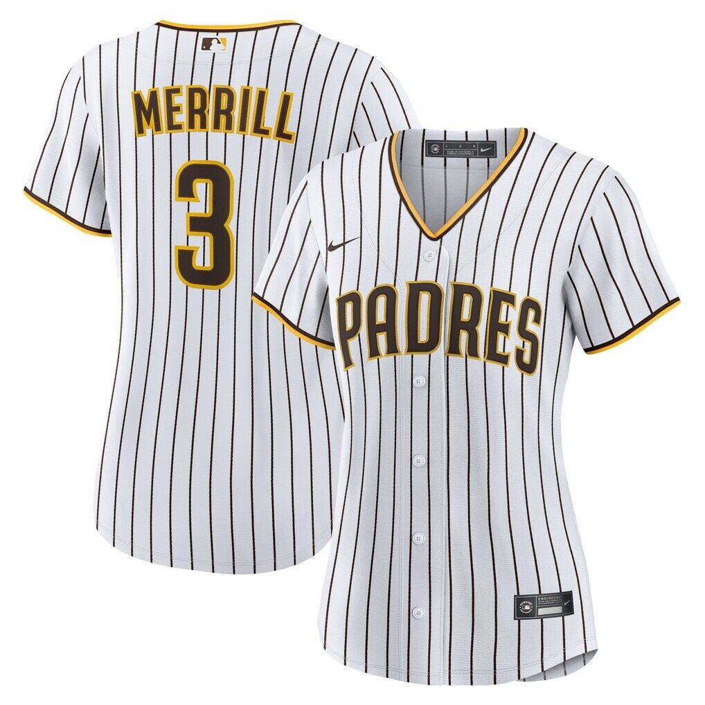 Jackson Merrill San Diego Padres Nike Women's Home Replica Jersey