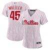 Zack Wheeler Philadelphia Phillies Nike Women's Home Replica Jersey - White - Front View