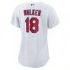 Jordan Walker St. Louis Cardinals Nike Women's Home Replica Jersey - White - Detail View