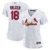 Jordan Walker St. Louis Cardinals Nike Women's Home Replica Jersey - White - Front View