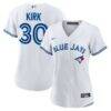 Alejandro Kirk Toronto Blue Jays Nike Women's Home Replica Jersey - White - Front View