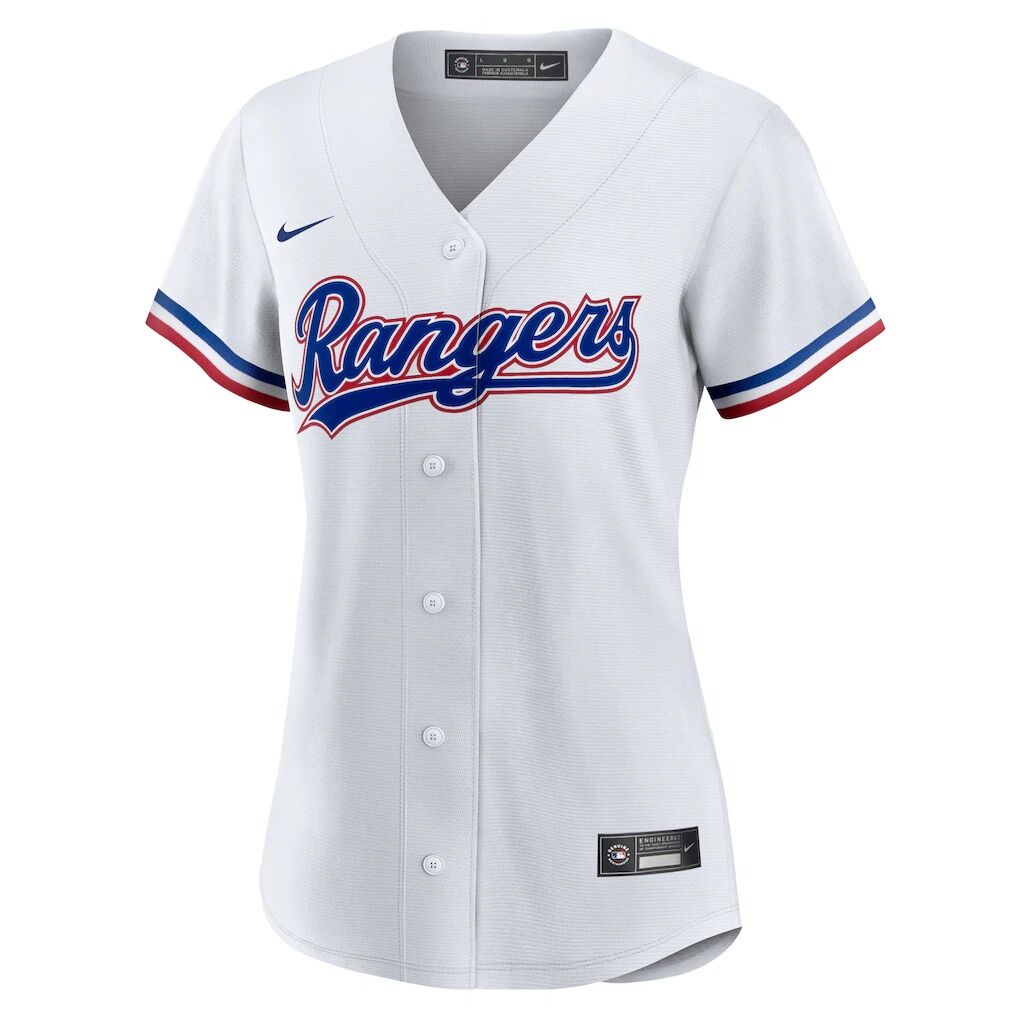 Wyatt Langford Texas Rangers Nike Women’s Home Replica Jersey