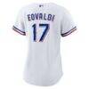 Nathan Eovaldi Texas Rangers Nike Women's Home Replica Jersey - White - Detail View