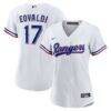 Nathan Eovaldi Texas Rangers Nike Women's Home Replica Jersey - White - Front View