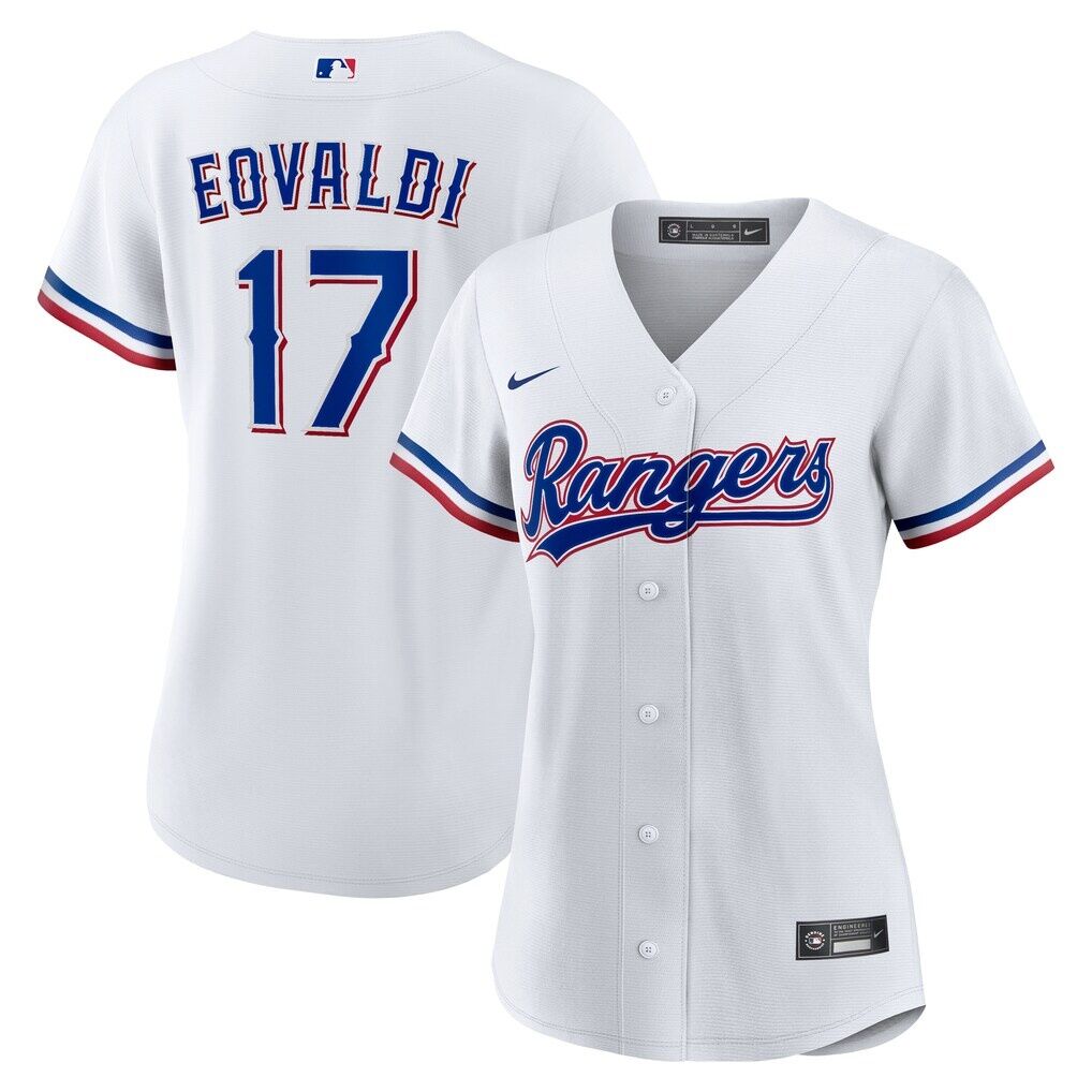 Nathan Eovaldi Texas Rangers Nike Women’s Home Replica Jersey