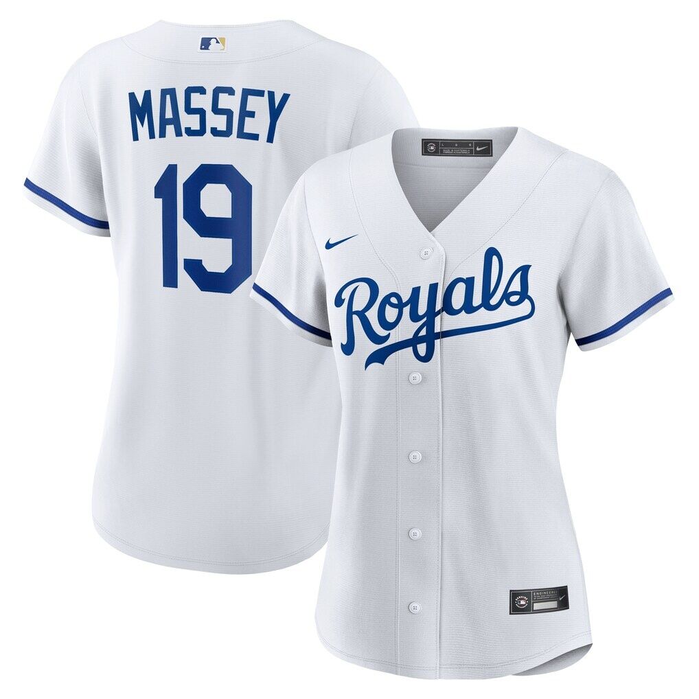 Michael Massey Kansas City Royals Nike Women's Home Replica Jersey