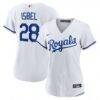 Kyle Isbel Kansas City Royals Nike Women's Home Replica Jersey - White - Front View