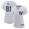 Luis Gil New York Yankees Nike Women's Home Replica Jersey - White - Front View