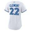 Ernie Clement Toronto Blue Jays Nike Women's Home Replica Jersey - White - Detail View