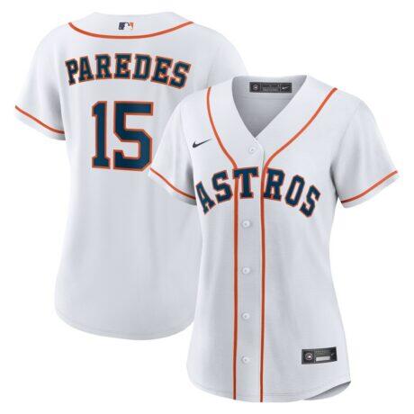 Isaac Paredes Houston Astros Nike Women's Home Replica Jersey - White - Front View