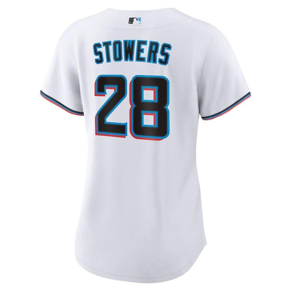 Kyle Stowers Miami Marlins Nike Women's Home Replica Jersey