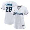 Kyle Stowers Miami Marlins Nike Women's Home Replica Jersey - White - Front View