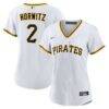 Spencer Horwitz Pittsburgh Pirates Nike Women's Home Replica Jersey - White - Front View