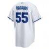 Cole Ragans Kansas City Royals Nike Home Replica Jersey - White - Detail View