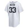 Colt Keith Detroit Tigers Nike Home Replica Jersey - White - Detail View