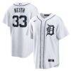 Colt Keith Detroit Tigers Nike Home Replica Jersey - White - Front View