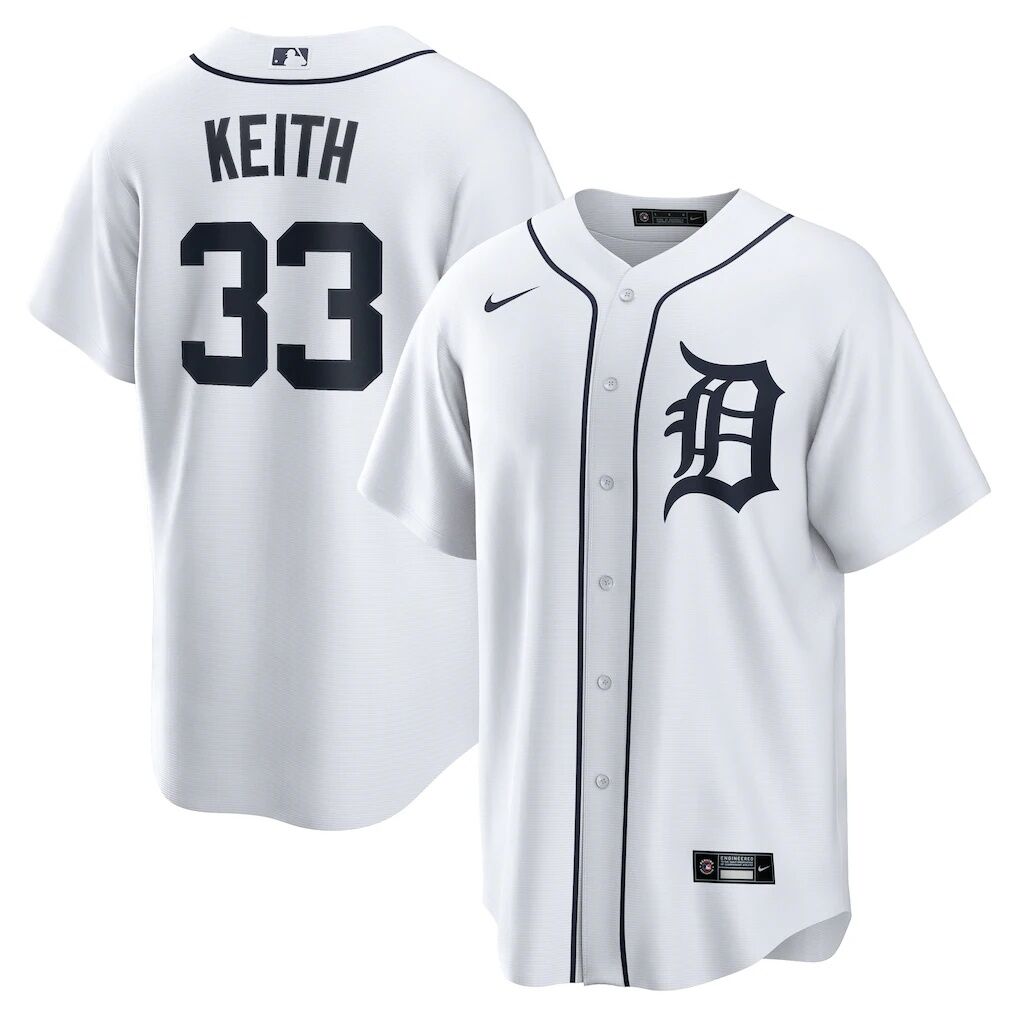 Colt Keith Detroit Tigers Nike Home Replica Jersey