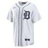Parker Meadows Detroit Tigers Nike Home Replica Jersey - White - Side View