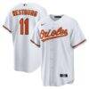 Jordan Westburg Baltimore Orioles Nike Home Replica Jersey - White - Front View
