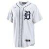 Kerry Carpenter Detroit Tigers Nike Home Replica Jersey - White - Side View
