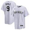 Brenton Doyle Colorado Rockies Nike Home Replica Jersey - White - Front View