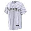Brenton Doyle Colorado Rockies Nike Home Replica Jersey - White - Side View
