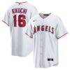 Yusei Kikuchi Los Angeles Angels Nike Home Replica Jersey - White - Front View