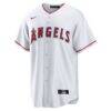 Yusei Kikuchi Los Angeles Angels Nike Home Replica Jersey - White - Side View
