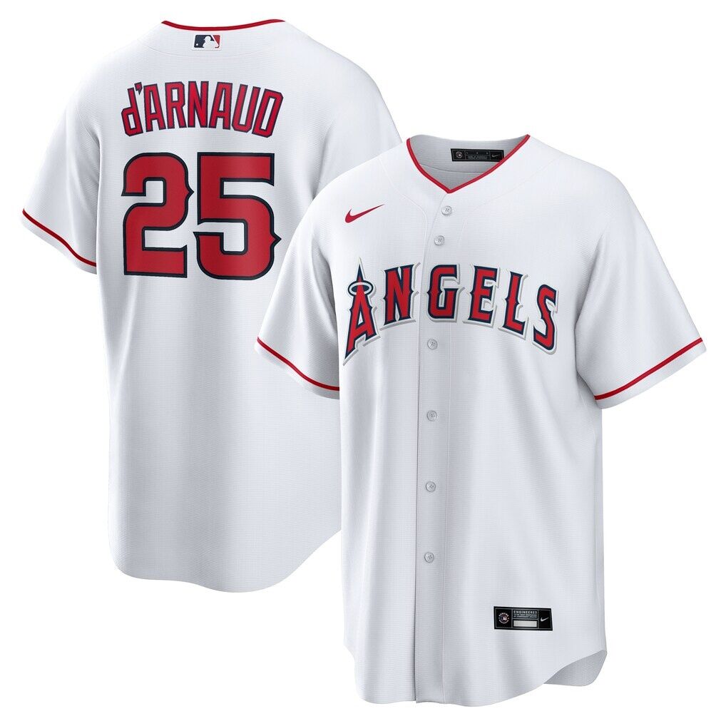 Travis d’Arnaud Los Angeles Angels Nike Home Replica Jersey