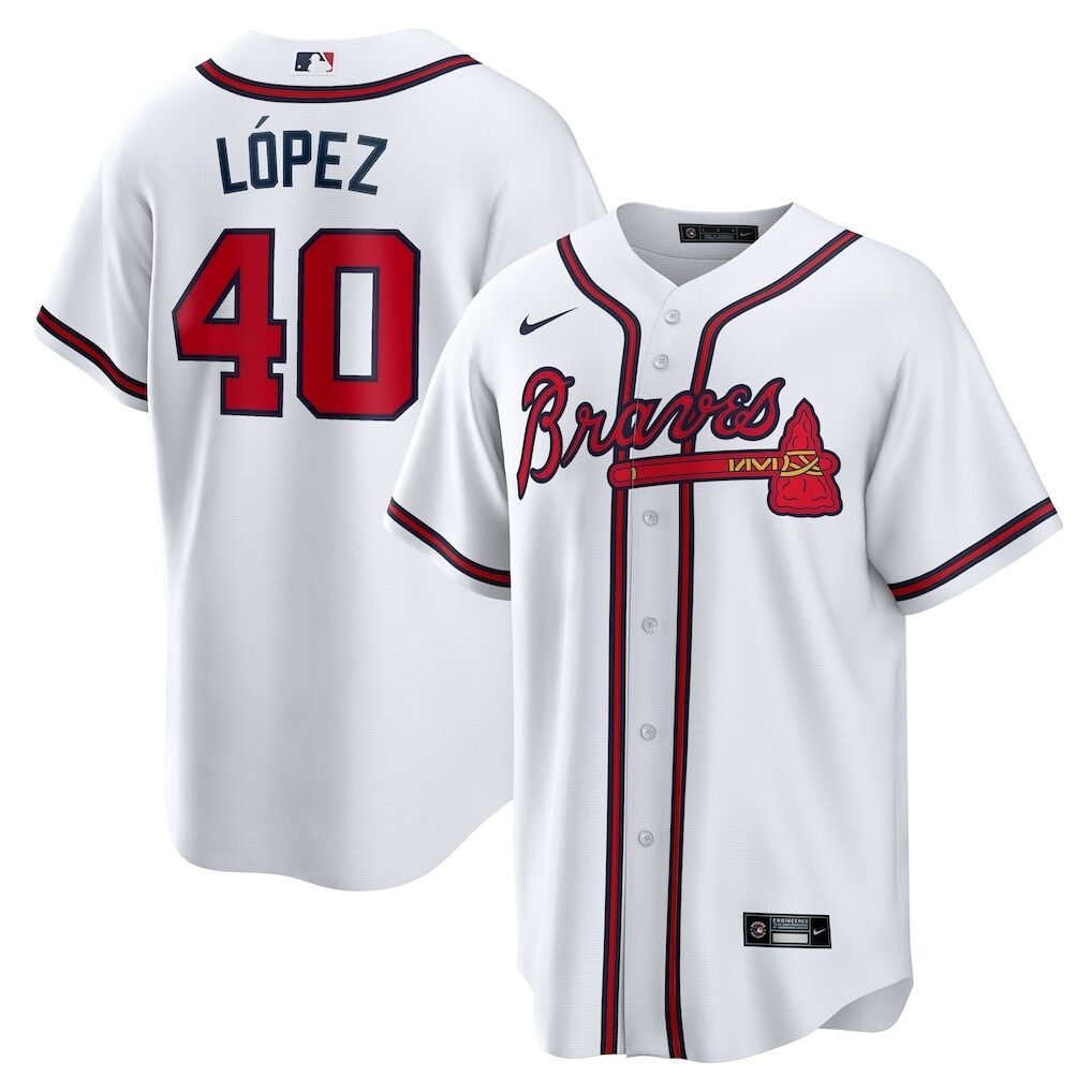 Reynaldo Lopez Atlanta Braves Nike Home Replica Jersey