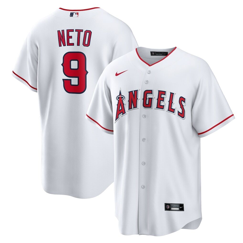 Zach Neto Los Angeles Angels Nike Home Replica Jersey