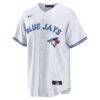 Andres Gimenez Toronto Blue Jays Nike Home Replica Jersey - White - Side View