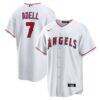 Jo Adell Los Angeles Angels Nike Home Replica Jersey - White - Front View