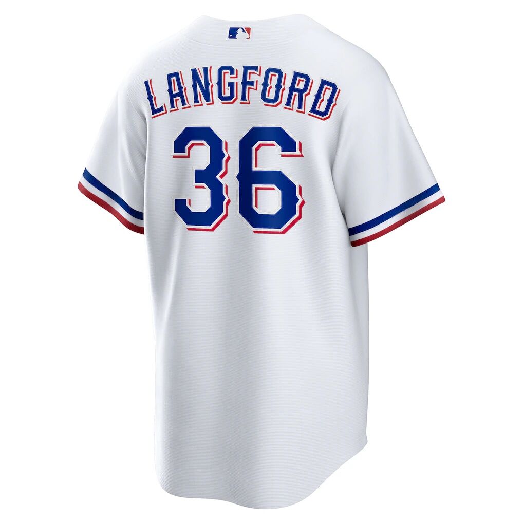 Wyatt Langford Texas Rangers Nike Home Replica Jersey