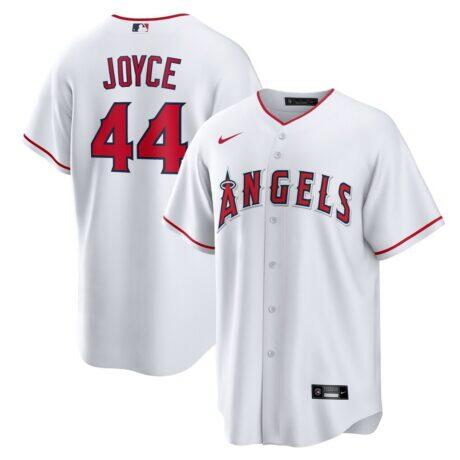 Ben Joyce Los Angeles Angels Nike Home Replica Jersey - White - Front View