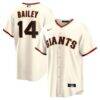 Patrick Bailey San Francisco Giants Nike Home Replica Jersey - Cream - Front View