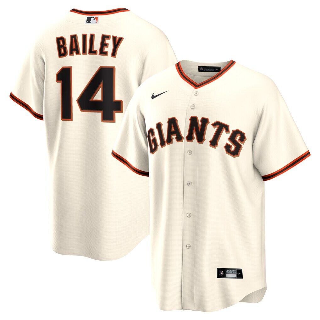 Patrick Bailey San Francisco Giants Nike Home Replica Jersey