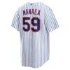Sean Manaea New York Mets Nike Home Replica Jersey - White - Detail View