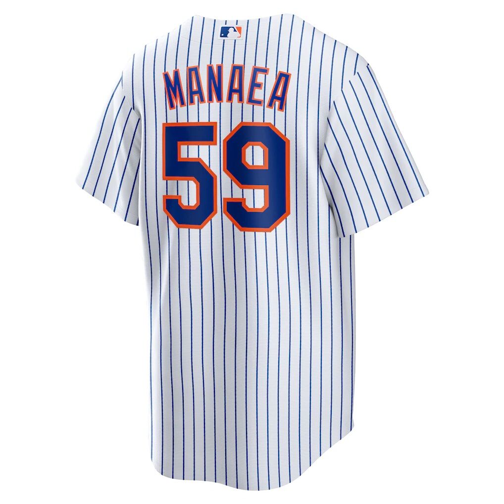 Sean Manaea New York Mets Nike Home Replica Jersey
