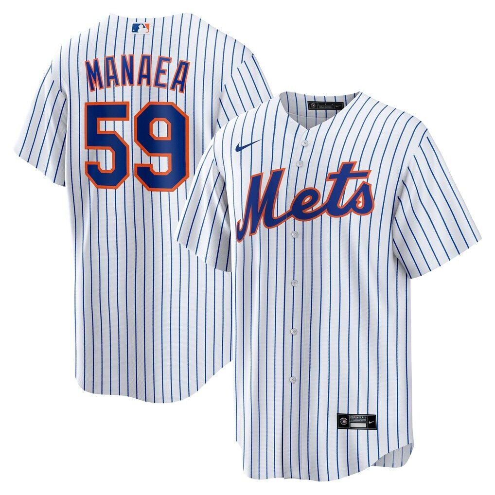 Sean Manaea New York Mets Nike Home Replica Jersey