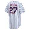 Mark Vientos New York Mets Nike Home Replica Jersey - White - Detail View